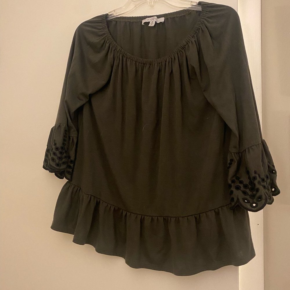 Army Green Blouse